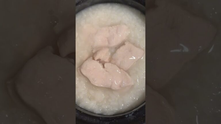 食欲ない時に、参鶏湯風な雑炊。