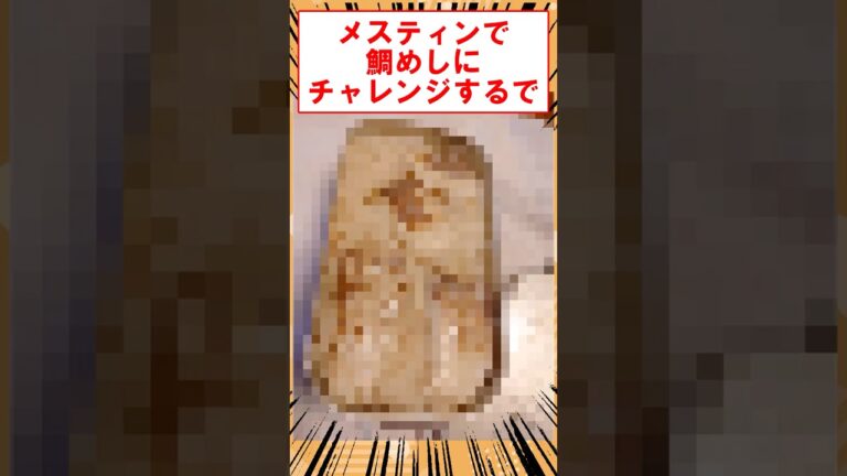 メスティンで鯛めしにチャレンジするで　#shorts #2ch #メスティン