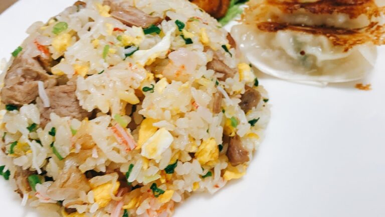 フライパンを振らずに作るパラパラチャーハン