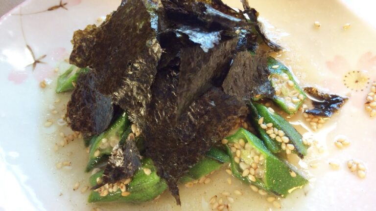 オクラと海苔のおつまみサラダ