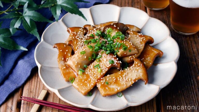 【エリンギの生姜焼き】食材1つ絶品おつまみ！食材の旨味と香りを楽しむ♪｜macaroni（マカロニ）