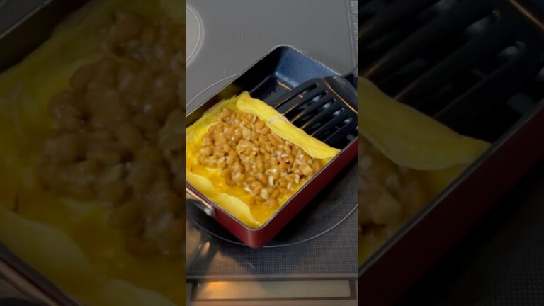 納豆巻き卵焼き#cooking #料理 #納豆