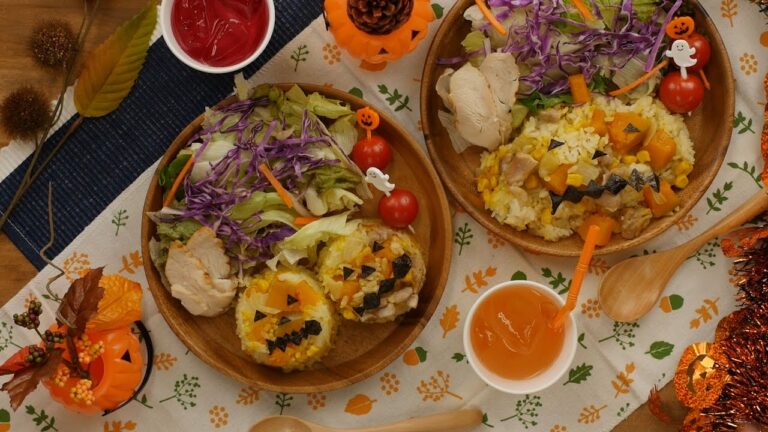 みんなニッコリ♪かぼちゃの炊き込みご飯