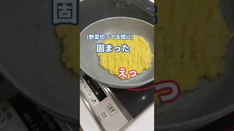 【業界激震】旦那がパラパラチャーハン作ろうとしたら別のモノできた #Shorts