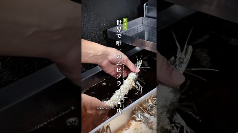 世界で唯一のエビフライ専門店！