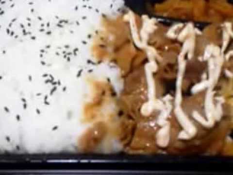 セブンイレブン　豚焼肉弁当　辛子マヨネーズ付き