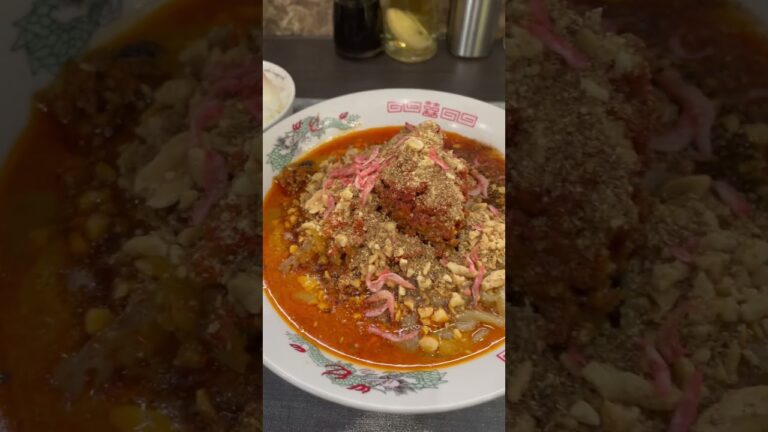 【旨痺辛旨】9年目 汁なし担々麺 in 夢者