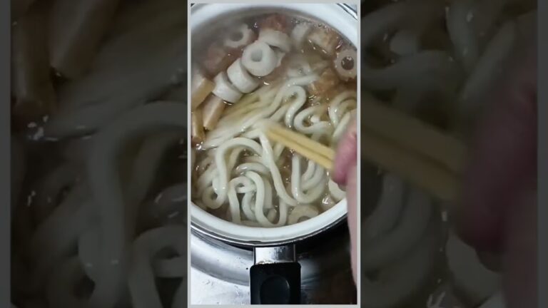 【ズボラ飯】ちくわうどん#shorts #ズボラ飯 #簡単レシピ