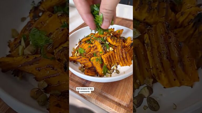 OVEN ROASTED PUMPKIN WITH LABNEH 🎃