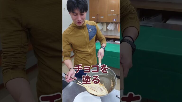【検証】豆乳だけでクレープができるらしい #shorts