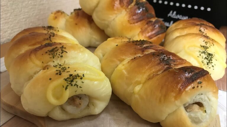 【パン作り】ちくわパン！作ってみたよ！【手作りパン】