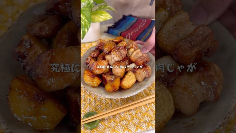 大満足間違いなしの究極に美味しい角煮肉じゃが