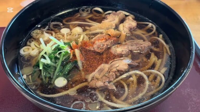 【山形市・愛庵の冷たいとり肉そば】