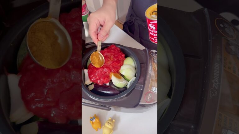 【炊飯器で簡単】スープカレー　#炊飯器レシピ #炊飯器 #炊飯器料理 #炊飯器調理 #炊飯器で簡単 #炊飯器クッキング #簡単レシピ #ズボラ飯 #ズボラ料理 #ズボラレシピ #レシピ動画 #炊飯器