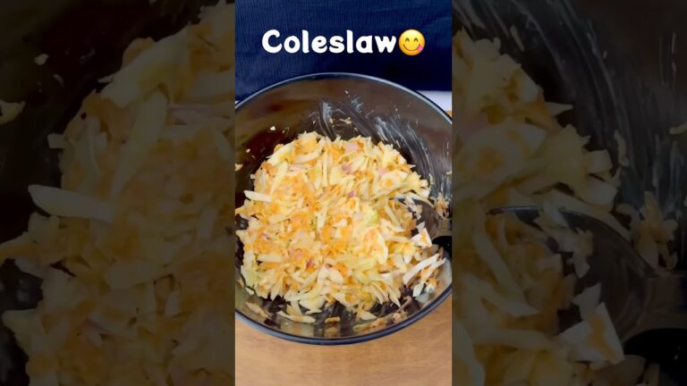 Coleslaw recipe #shorts #ytshorts #coleslaw #shortfeed #youtubeshorts