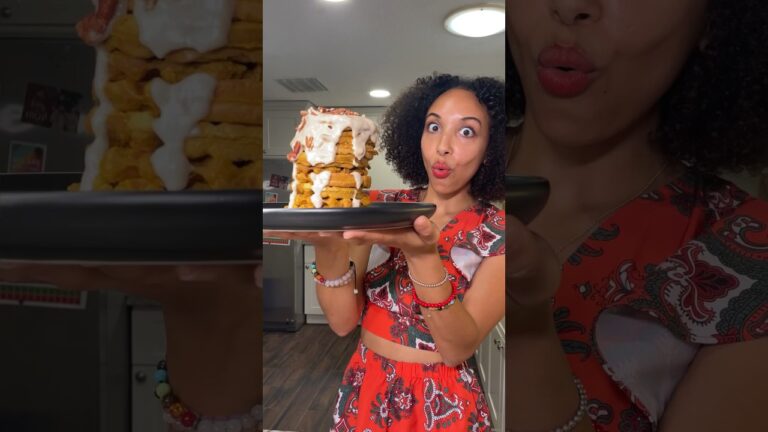 HOW TO MAKE HIGH PROTEIN WAFFLES #recipe