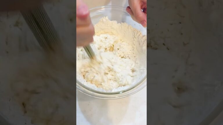 レンジで簡単発酵♡薄力粉パン