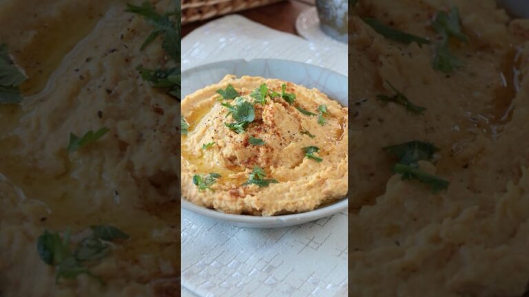 【にんじんのフムス】高タンパク！簡単レシピ