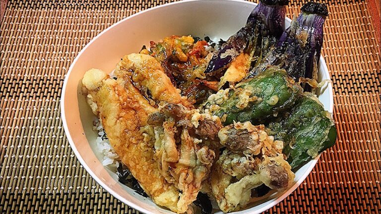 【今日メシ】ささみのとり天丼【天丼】