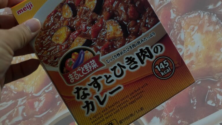 まるごと野菜　なすとひき肉のカレー　Eggplant curry
