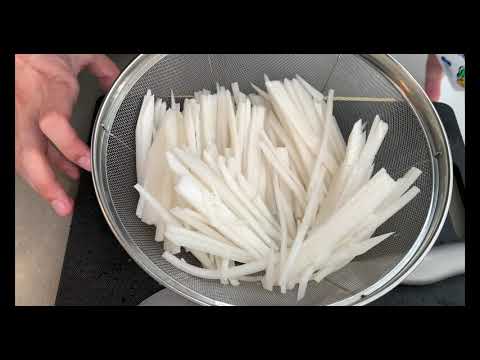 【大根ナムル】余った大根で簡単10分ナムル！！