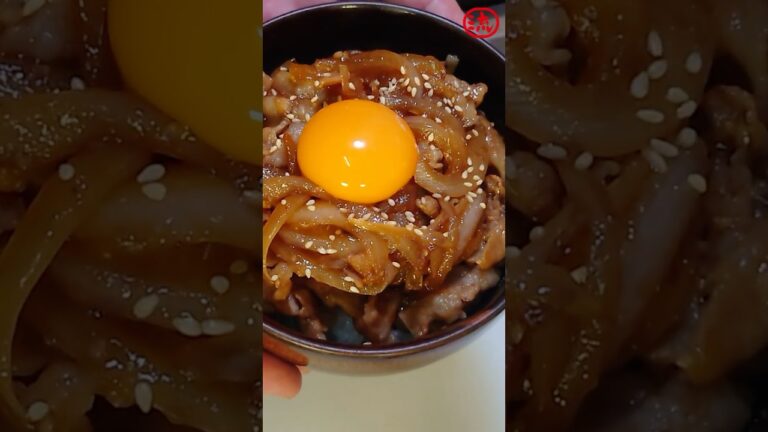 【料理】ニンニクガッツリ！スタミナ丼【レシピ】#shorts  #おうちごはん #簡単レシピ #料理 #飯テロ #japanesefood  #cooking