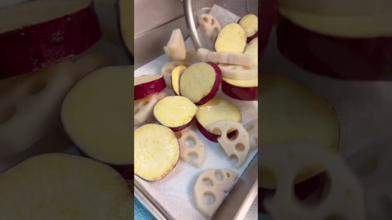 【簡単】サツマイモと蓮根の甘酢〜