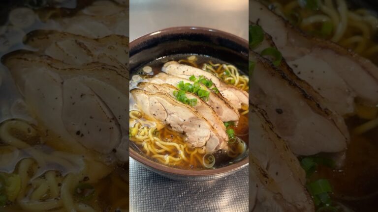 【鶏出汁ネギ醤油ラーメン】 #料理