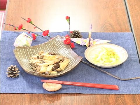 きのこの塩麹炒め・キャベツの塩麹漬