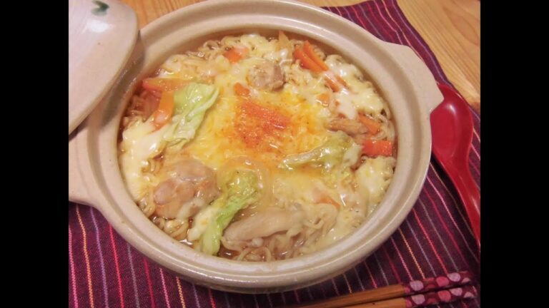 【即席袋麺で作る】チーズタッカルビ風とろうまラーメン