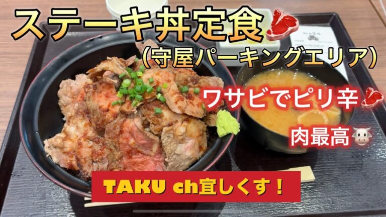 ステーキ丼定食（守屋パーキングエリア）