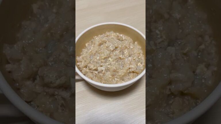 鶏そぼろと卵のお粥