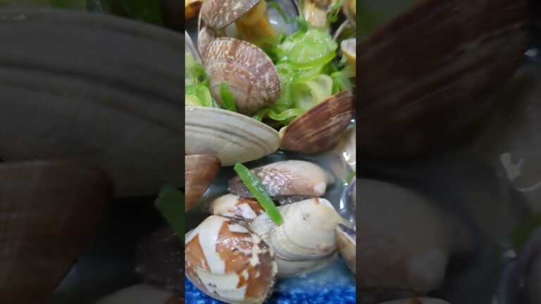 あさりの酒蒸し醤油バター風味仕立て👨‍🍳