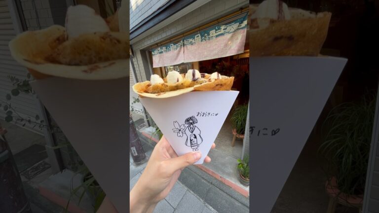 京都米粉のクレープが美味しい！米粉発酵クレープ専門店Gluten-free&Vegan Waco Crepes#京都 #カフェ