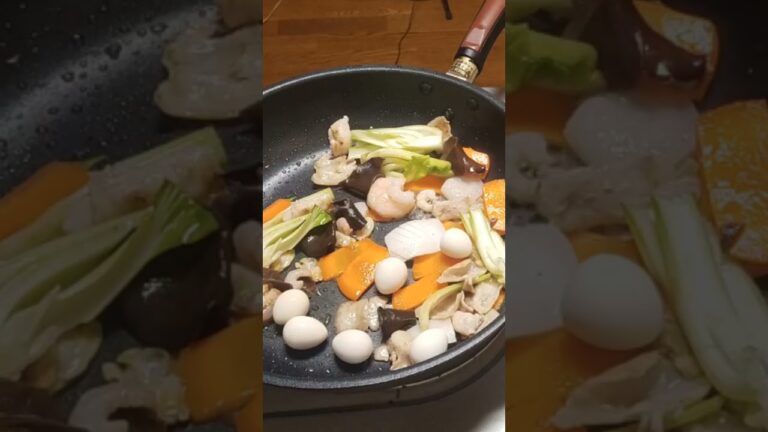 #shorts ver 　大盛り‼【五目あんかけ焼きそば】#おうちごはん#shorts#vlog #レシピ #自炊 　詳細は通常動画で確認できますm(__)m