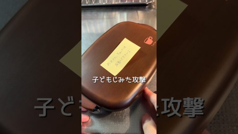 【イライラ弁当】お父さんと喧嘩した次の日に、娘が作る弁当#shorts #お弁当 #喧嘩
