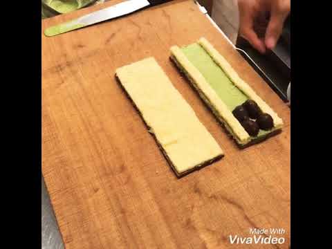 🌟抹茶渋皮栗のミルフィーユ😋 ケーキの作り方🌟製造途中から見切れるほどずれてる😓