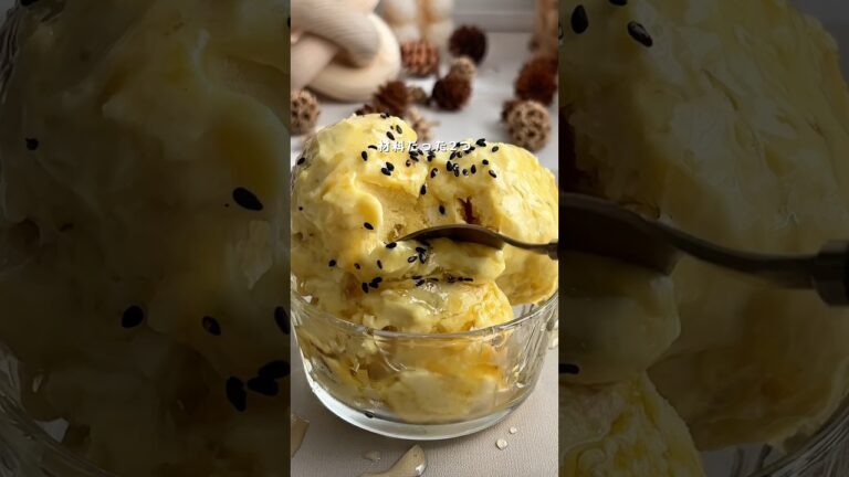 材料たった2つ💛痩せたい人はこれ食べて！焼き芋アイス🍠レシピはコメント欄🧸 #ヘルシースイーツ #焼き芋 #さつまいも #アイス #簡単スイーツ #砂糖不使用 #ダイエットレシピ
