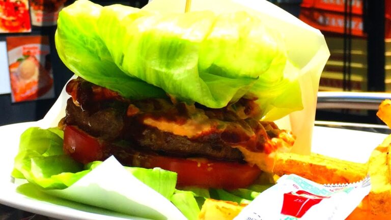 【100点満点】南青山EATバーガーのレタスラップ美味すぎて困るよ!!www