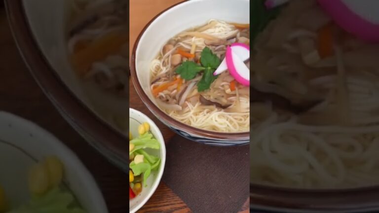 【温麺】秋保で食べたあんかけ温麺#shorts