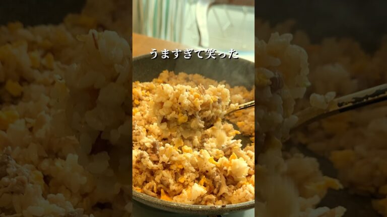 もうこれでいい。焼肉のたれチャーハン #ずぼら飯 #簡単レシピ #shorts