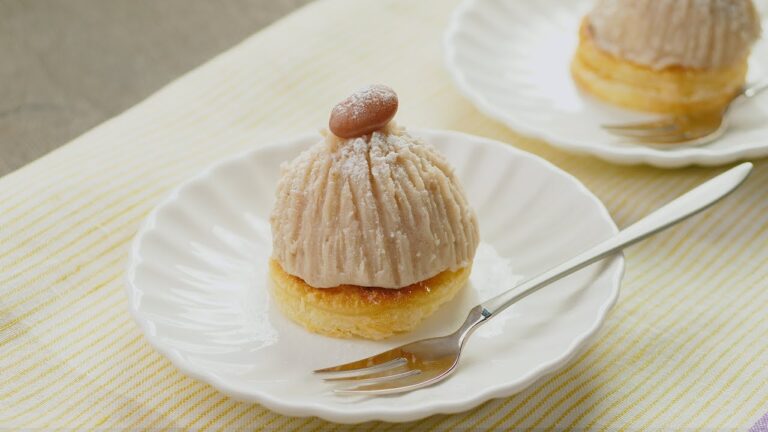 金時豆のモンブラン