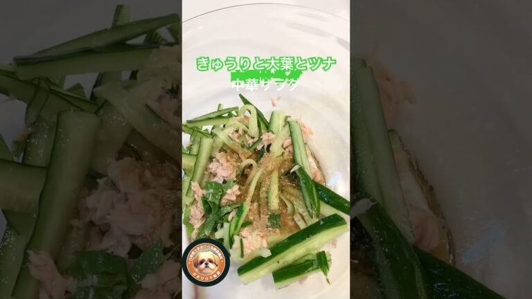 娘の為にするお父さんの料理！5 簡単です！中華サラダ #モカ店長 #料理 #草津市 #おおひら不動産 #行政書士おおひら法務事務所 #サラダ #簡単レシピ