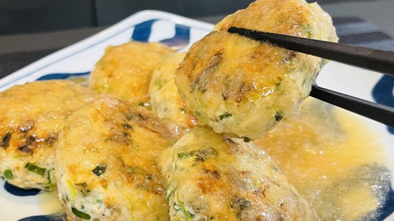 【大人のレシピ】絶対食べてみて！【とろとろ大根のネギだくバーグ】ホンマに美味し過ぎる♪Green onion burg【home cooking】