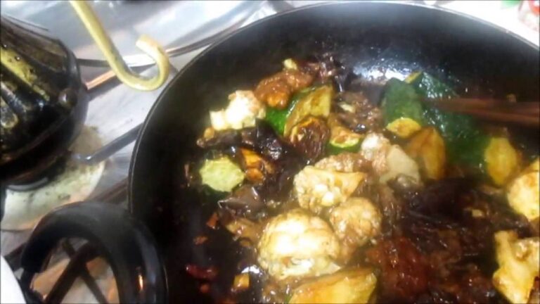 夏野菜の素揚げ合わせ炒め