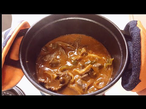 ビーフストロガノフの作り方【14cmストウブ】