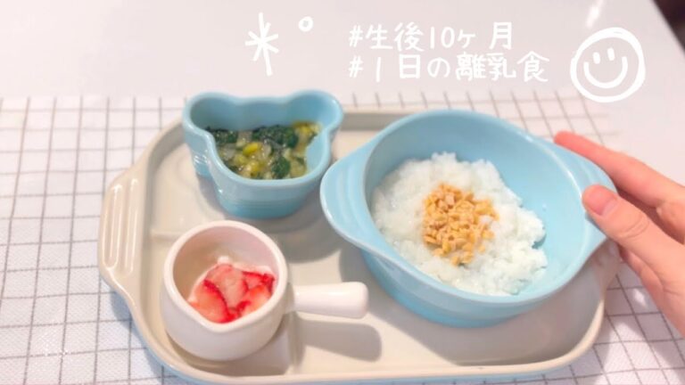 VLOG｜生後10ヶ月｜離乳食後期｜豆腐ハンバーグをたくさん作った日