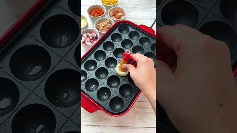 ダイエット中に食べたい！もちもち豆腐たこ焼き#shorts