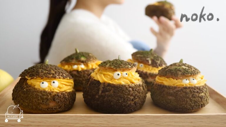 オーブンから秋の香り。特大かぼちゃシューできました🎃🍂