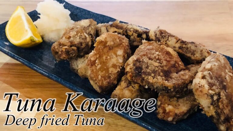 Deep fried TunRecipe|まぐろの竜田揚げ| Hitomi's kithchen | Japanese food cooking